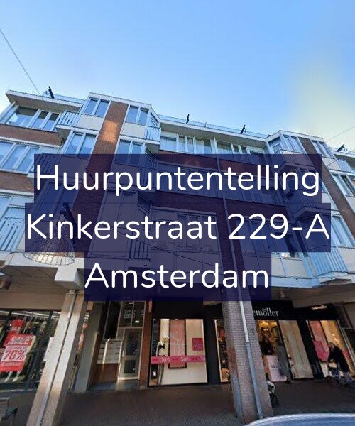 Foto gevel Huurpuntentelling voor Kinkerstraat 229-A, Amsterdam