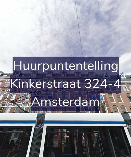 Foto gevel Huurpuntentelling voor Kinkerstraat 324-4, Amsterdam