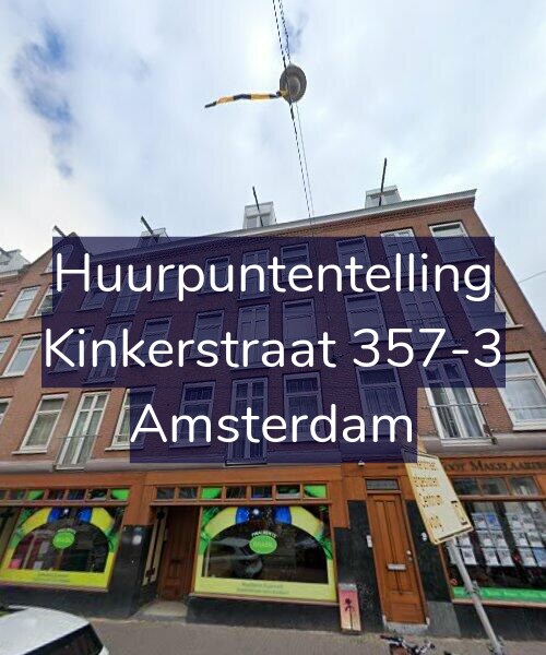 Foto gevel Huurpuntentelling voor Kinkerstraat 357-3, Amsterdam