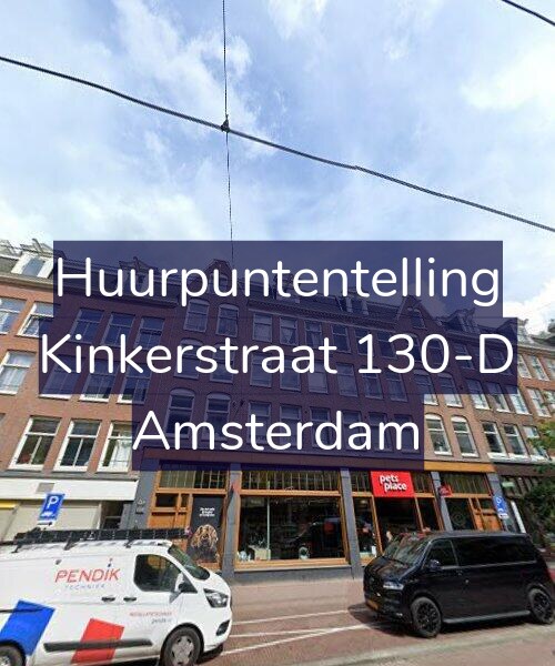 Foto gevel Huurpuntentelling voor Kinkerstraat 130-D, Amsterdam