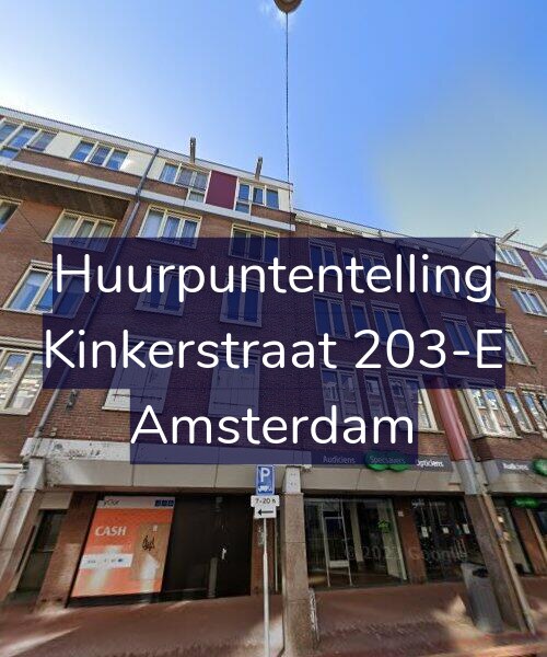 Foto gevel Huurpuntentelling voor Kinkerstraat 203-E, Amsterdam