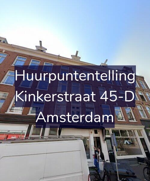Foto gevel Huurpuntentelling voor Kinkerstraat 45-D, Amsterdam