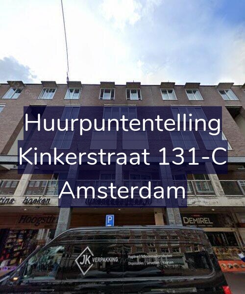 Foto gevel Huurpuntentelling voor Kinkerstraat 131-C, Amsterdam