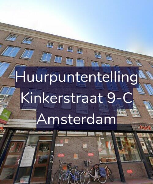 Foto gevel Huurpuntentelling voor Kinkerstraat 9-C, Amsterdam