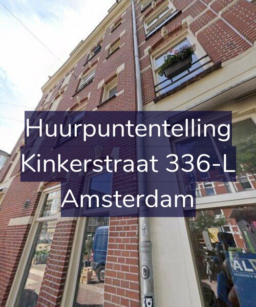 Foto gevel Huurpuntentelling voor Kinkerstraat 336-L, Amsterdam