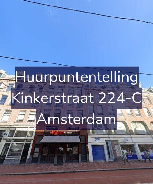 Foto gevel Huurpuntentelling voor Kinkerstraat 224-C, Amsterdam