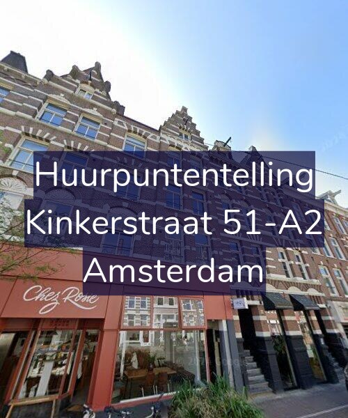 Foto gevel Huurpuntentelling voor Kinkerstraat 51-A2, Amsterdam