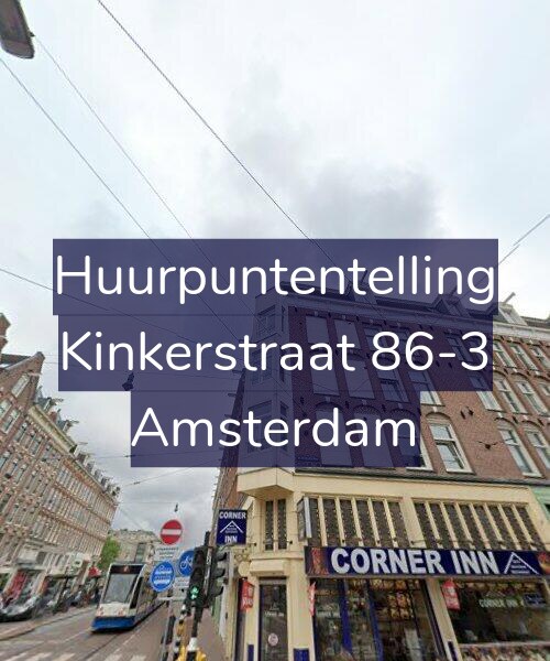 Foto gevel Huurpuntentelling voor Kinkerstraat 86-3, Amsterdam