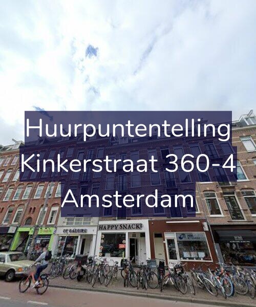 Foto gevel Huurpuntentelling voor Kinkerstraat 360-4, Amsterdam