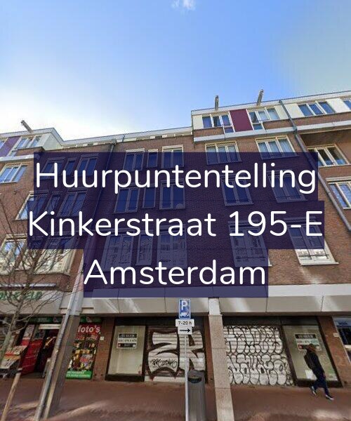 Foto gevel Huurpuntentelling voor Kinkerstraat 195-E, Amsterdam