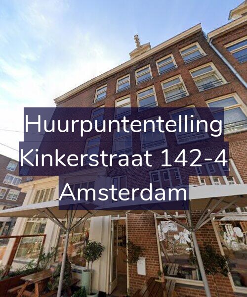 Foto gevel Huurpuntentelling voor Kinkerstraat 142-4, Amsterdam