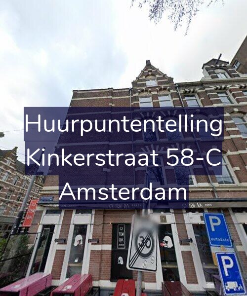 Foto gevel Huurpuntentelling voor Kinkerstraat 58-C, Amsterdam