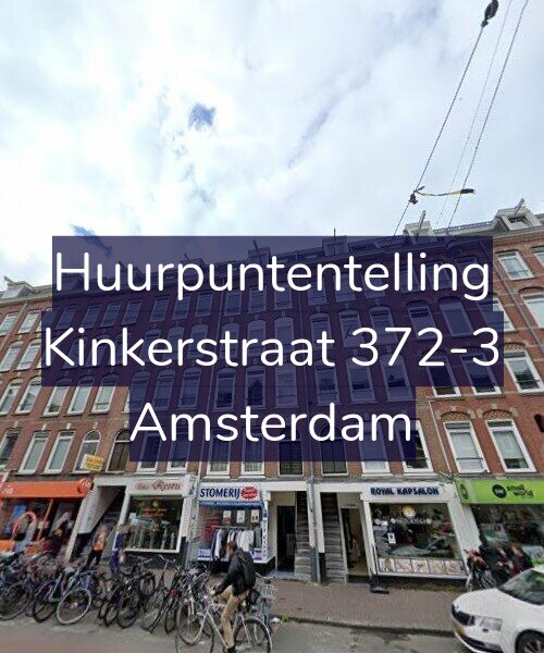 Foto gevel Huurpuntentelling voor Kinkerstraat 372-3, Amsterdam