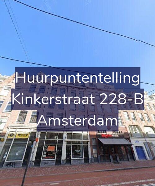 Foto gevel Huurpuntentelling voor Kinkerstraat 228-B, Amsterdam