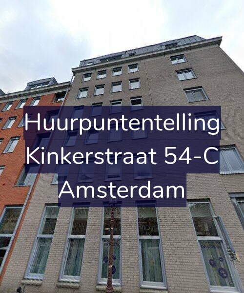 Foto gevel Huurpuntentelling voor Kinkerstraat 54-C, Amsterdam