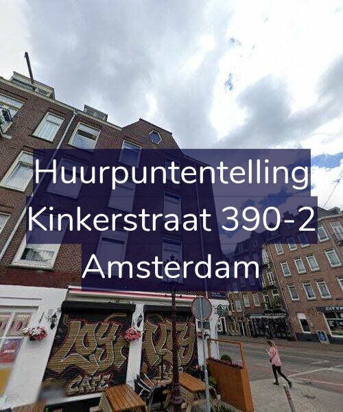 Foto gevel Huurpuntentelling voor Kinkerstraat 390-2, Amsterdam