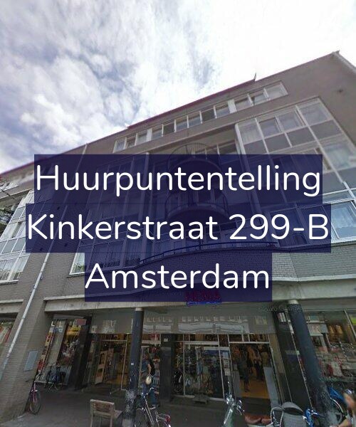 Foto gevel Huurpuntentelling voor Kinkerstraat 299-B, Amsterdam