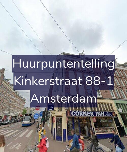 Foto gevel Huurpuntentelling voor Kinkerstraat 88-1, Amsterdam