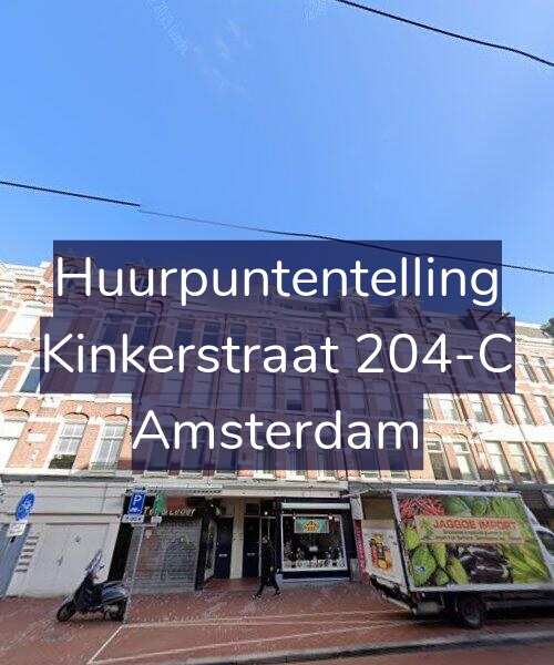 Foto gevel Huurpuntentelling voor Kinkerstraat 204-C, Amsterdam