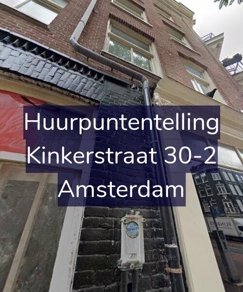 Foto gevel Huurpuntentelling voor Kinkerstraat 30-2, Amsterdam