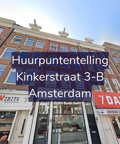 Foto gevel Huurpuntentelling voor Kinkerstraat 3-B, Amsterdam