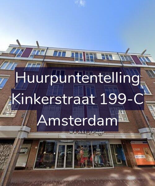 Foto gevel Huurpuntentelling voor Kinkerstraat 199-C, Amsterdam