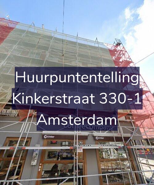 Foto gevel Huurpuntentelling voor Kinkerstraat 330-1, Amsterdam