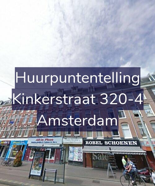 Foto gevel Huurpuntentelling voor Kinkerstraat 320-4, Amsterdam