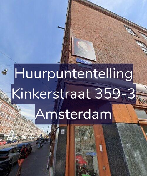 Foto gevel Huurpuntentelling voor Kinkerstraat 359-3, Amsterdam