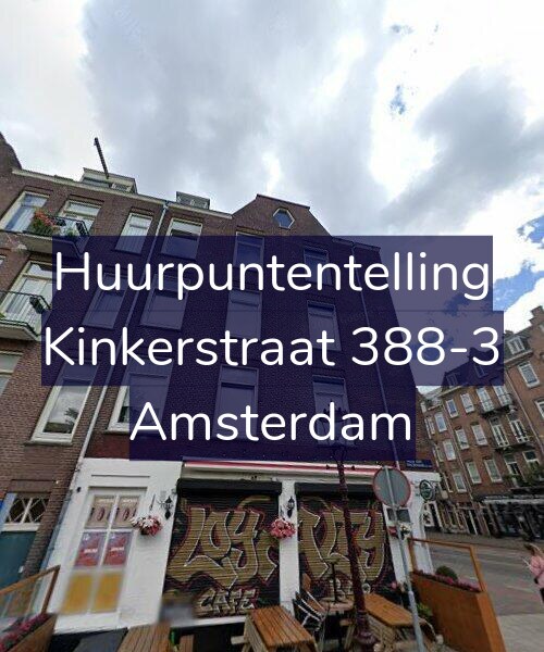 Foto gevel Huurpuntentelling voor Kinkerstraat 388-3, Amsterdam