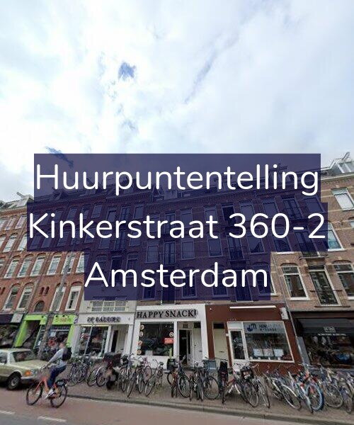 Foto gevel Huurpuntentelling voor Kinkerstraat 360-2, Amsterdam