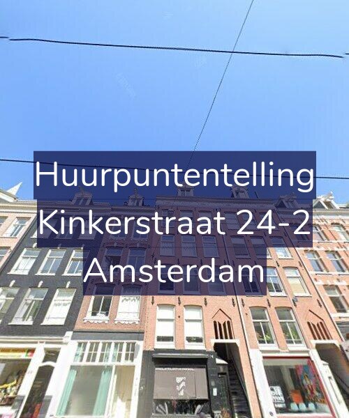 Foto gevel Huurpuntentelling voor Kinkerstraat 24-2, Amsterdam