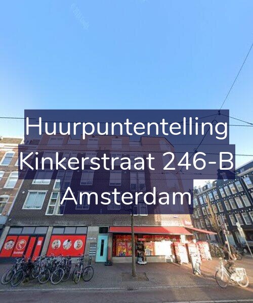 Foto gevel Huurpuntentelling voor Kinkerstraat 246-B, Amsterdam