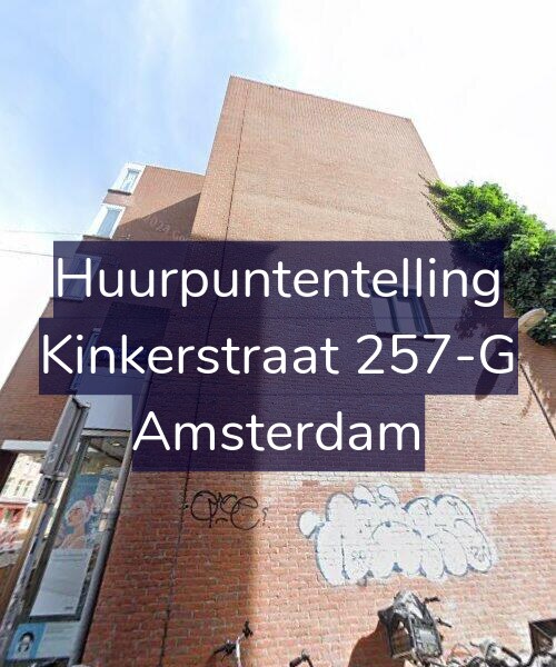Foto gevel Huurpuntentelling voor Kinkerstraat 257-G, Amsterdam