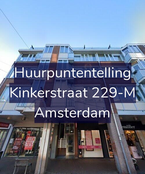 Foto gevel Huurpuntentelling voor Kinkerstraat 229-M, Amsterdam