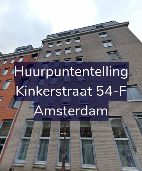 Foto gevel Huurpuntentelling voor Kinkerstraat 54-F, Amsterdam