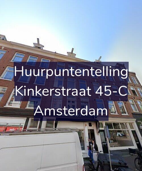 Foto gevel Huurpuntentelling voor Kinkerstraat 45-C, Amsterdam