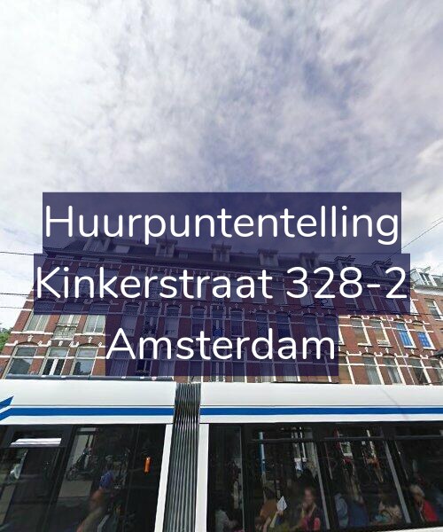 Foto gevel Huurpuntentelling voor Kinkerstraat 328-2, Amsterdam