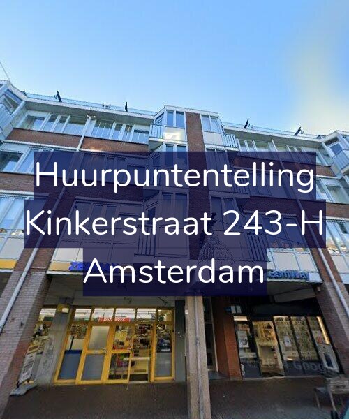 Foto gevel Huurpuntentelling voor Kinkerstraat 243-H, Amsterdam