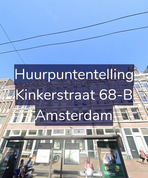Foto gevel Huurpuntentelling voor Kinkerstraat 68-B, Amsterdam