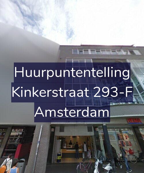 Foto gevel Huurpuntentelling voor Kinkerstraat 293-F, Amsterdam