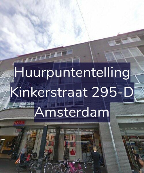 Foto gevel Huurpuntentelling voor Kinkerstraat 295-D, Amsterdam