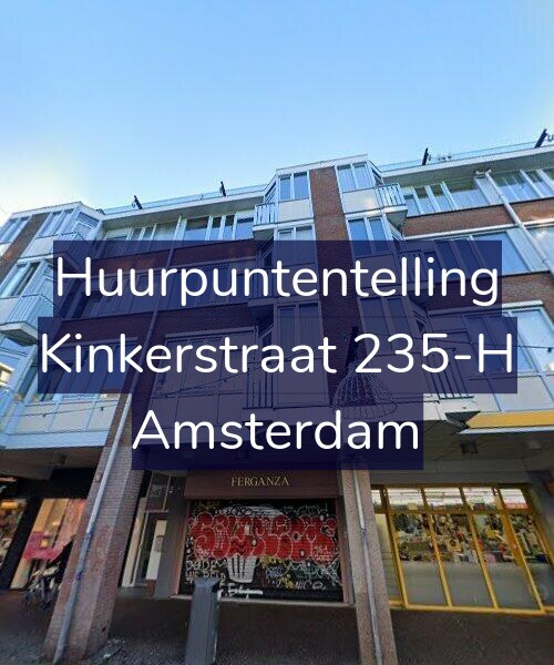 Foto gevel Huurpuntentelling voor Kinkerstraat 235-H, Amsterdam