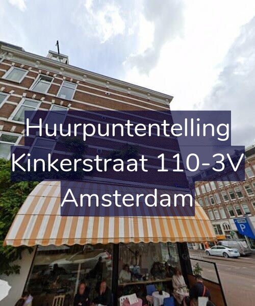 Foto gevel Huurpuntentelling voor Kinkerstraat 110-3V, Amsterdam