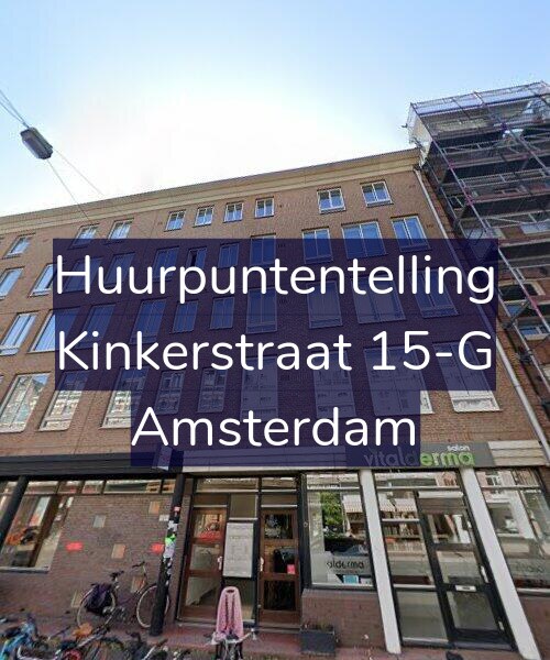 Foto gevel Huurpuntentelling voor Kinkerstraat 15-G, Amsterdam