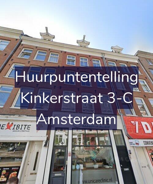 Foto gevel Huurpuntentelling voor Kinkerstraat 3-C, Amsterdam