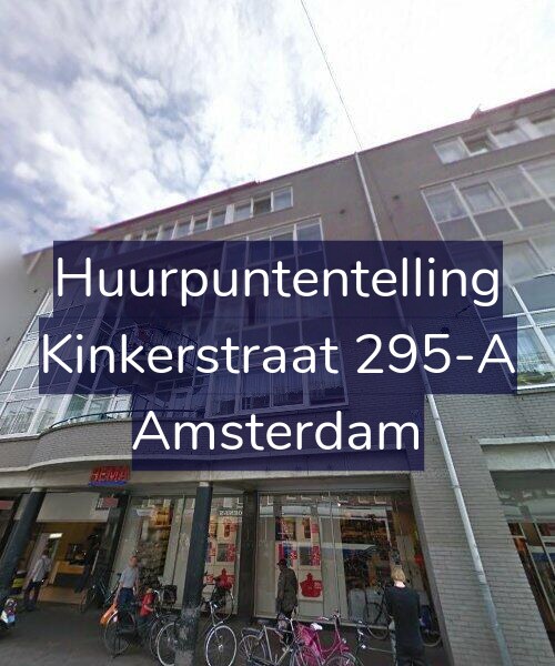 Foto gevel Huurpuntentelling voor Kinkerstraat 295-A, Amsterdam