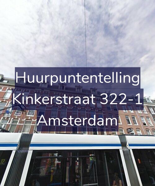 Foto gevel Huurpuntentelling voor Kinkerstraat 322-1, Amsterdam