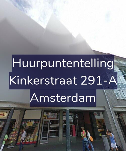 Foto gevel Huurpuntentelling voor Kinkerstraat 291-A, Amsterdam