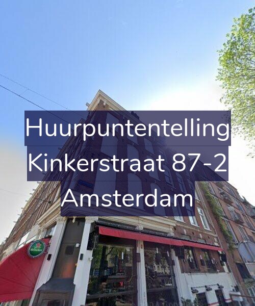 Foto gevel Huurpuntentelling voor Kinkerstraat 87-2, Amsterdam